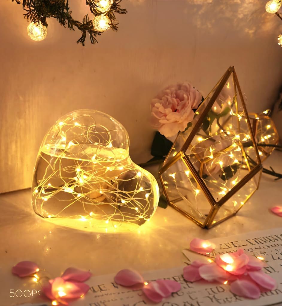 OakHaomie 6-Pack Battery Fairy Lights w/Remote Timer - Waterproof Warm White Twinkle String Lights