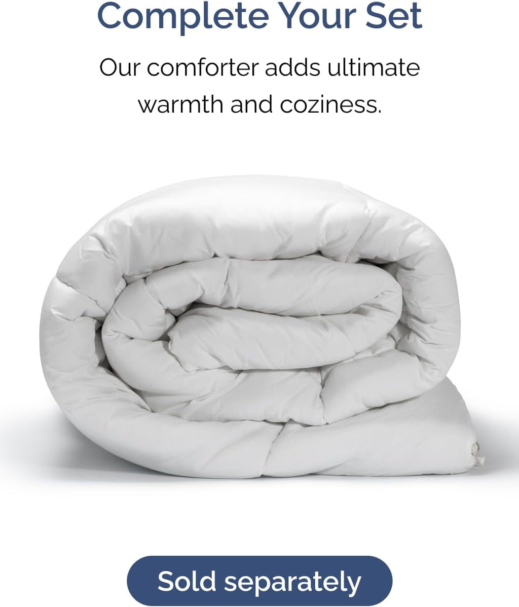 Extra Deep Queen Sheet Set - 6-Piece Breathable Microfiber Sheets by CGK Unlimited