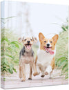 Anjiefo Personalized Photo Canvas Print - Custom Framed Wall Art (8x6 inches)