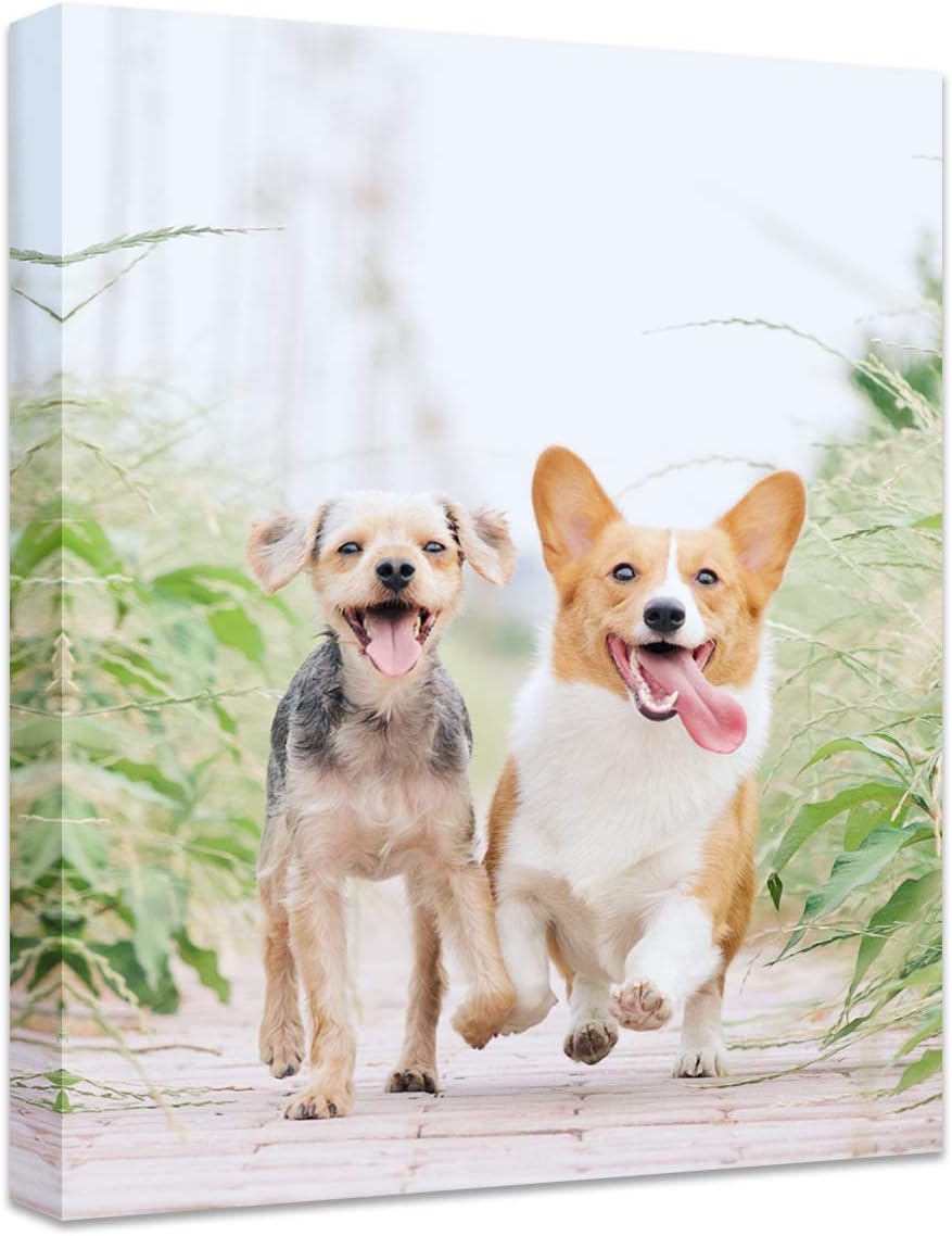 Anjiefo Personalized Photo Canvas Print - Custom Framed Wall Art (8x6 inches)