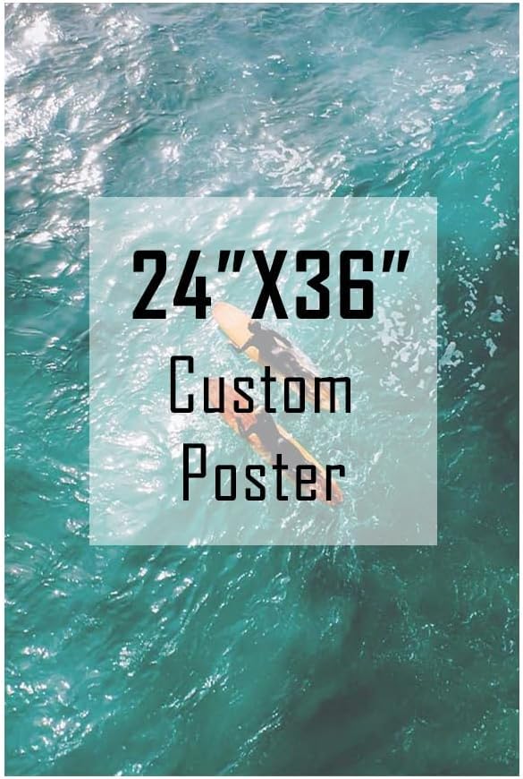 Custom Personalized Photo Canvas Poster (Unframed) - 24x36 Wall Art Print by ZXDZSM