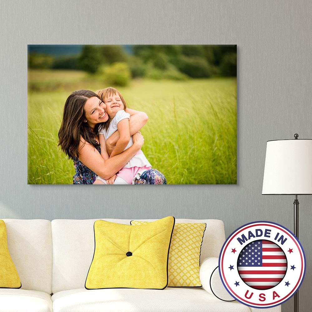 Personalized Photo Canvas Wall Art - 24x36 Inches | Custom Picture Print by wall26
