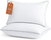 Sasttie Firm Queen Size Pillows (2 Pack) for Side/Back/Stomach Sleepers