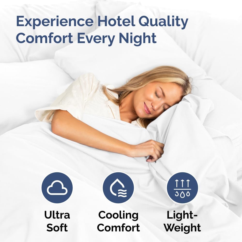 Ultra Soft Hotel-Quality King Pillowcase Set (2-Pack) - Wrinkle-Free & Fade-Resistant by CGK Linens