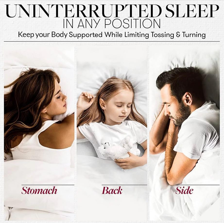 Beckham Hotel Cooling Down Alternative Pillows (Set of 2) for Back/Side Sleepers