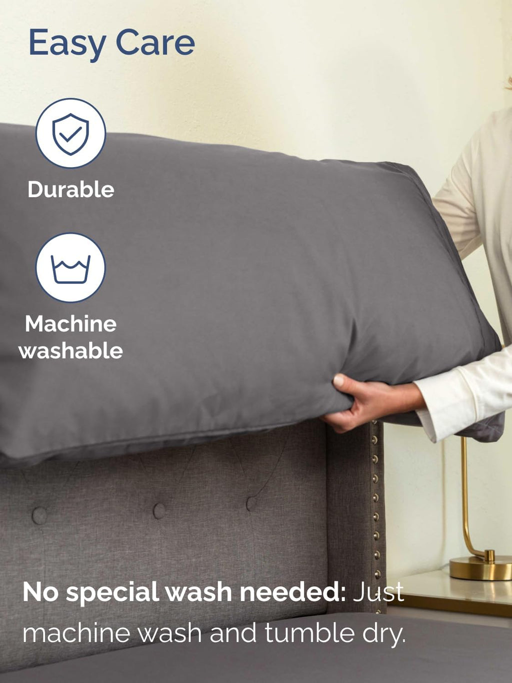 Extra Deep Queen Sheet Set - 6-Piece Breathable Microfiber Sheets by CGK Unlimited