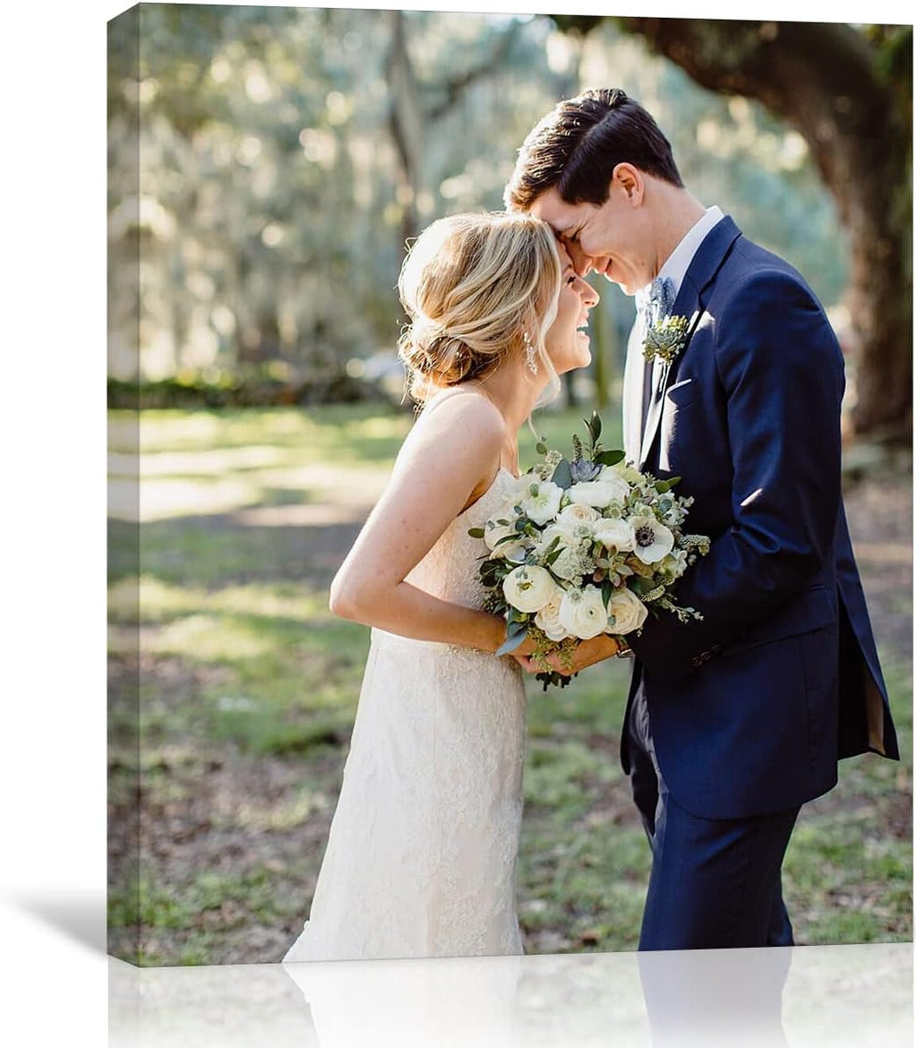 Veven Stacy Custom Framed Canvas Prints With Your Photos - Personalized Photo Wall Art (8x10)
