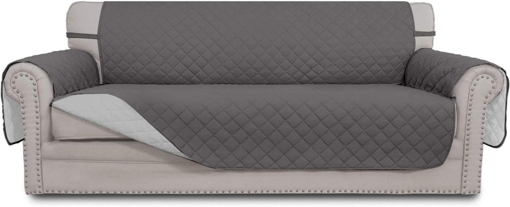Easy-Going Reversible Water Resistant Sofa Cover for Pets - 3 Cushion Protector with Foam Straps