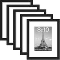 upsimples 8x10 Picture Frame Set of 5 - Collage Wall Frames for Photos