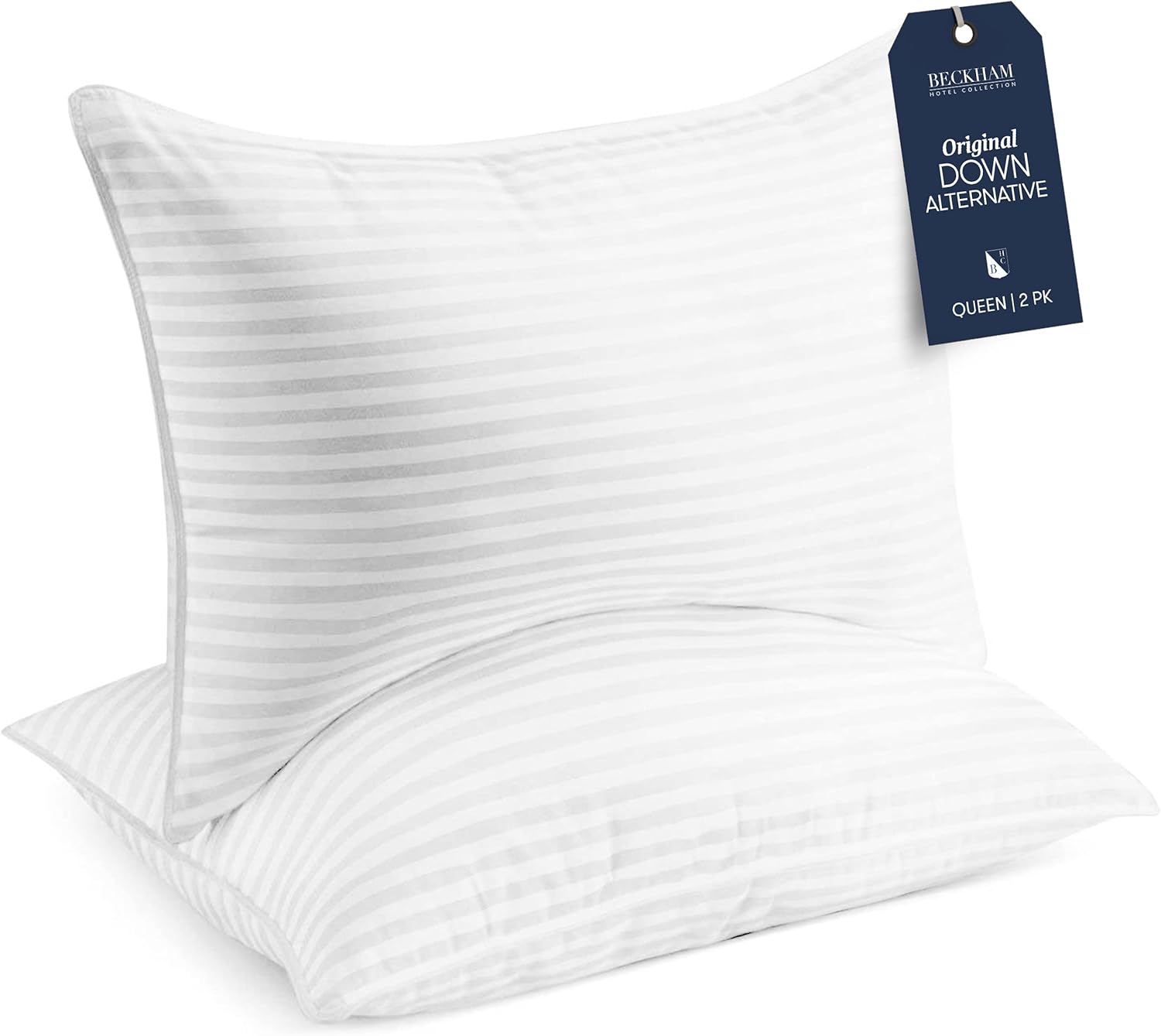 Beckham Hotel Cooling Down Alternative Pillows (Set of 2) for Back/Side Sleepers
