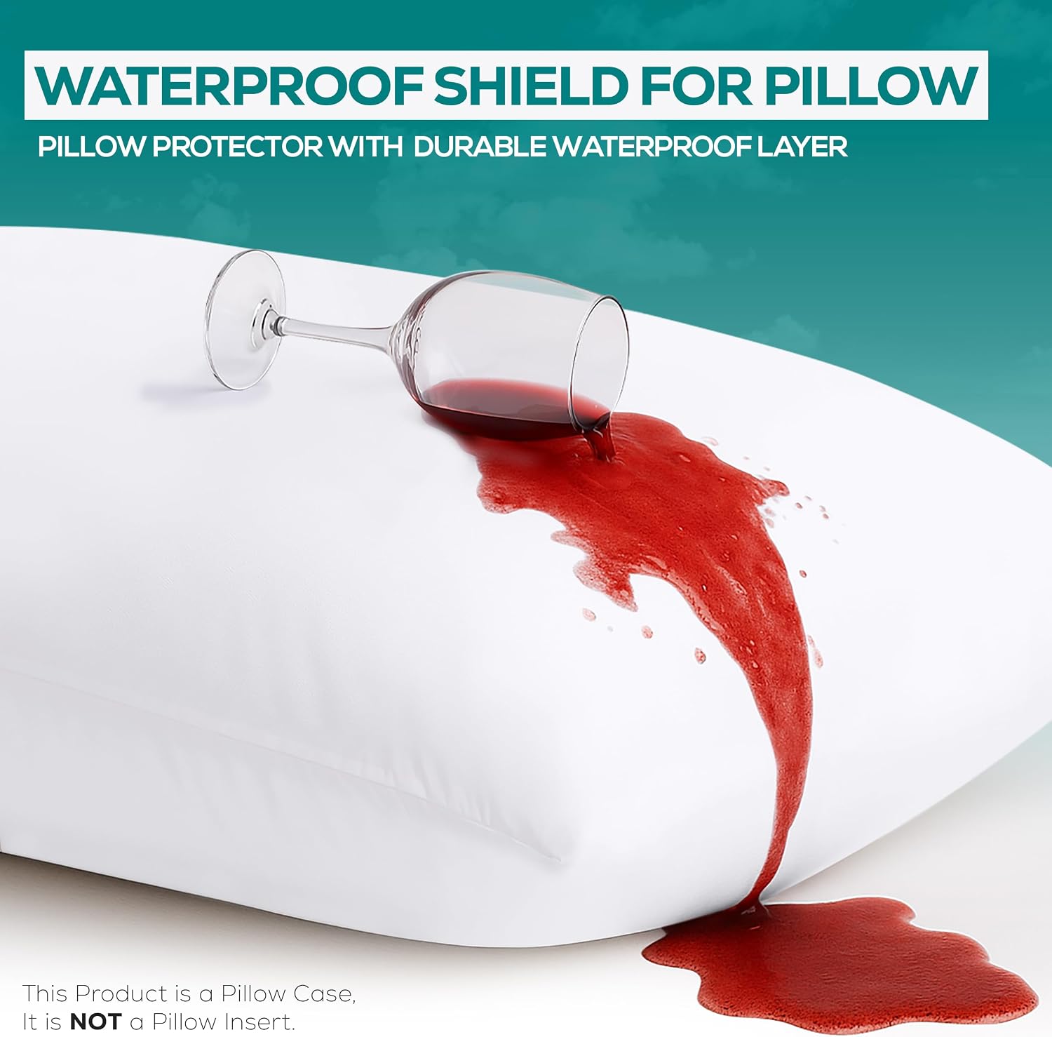 Bed Bug & Dust Mite Proof Pillow Protectors (Set of 4) - Ultra Soft Zippered Pillow Covers by Utopia Bedding