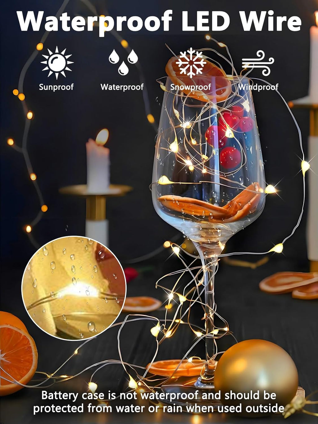 YIQU 3-Pack 78FT Battery-Operated LED Fairy Lights with Remote Timer - Waterproof Twinkle Lights for Home & Outdoor Decor