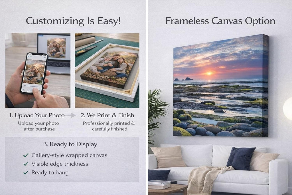 Custom Personalized Photo Canvas Poster (Unframed) - 24x36 Wall Art Print by ZXDZSM