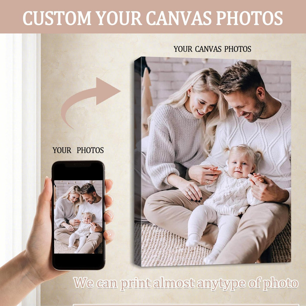 Karani Custom 8x10 Canvas Prints - Ready-to-Hang Personalized Wall Art for Home Decor & Gifts