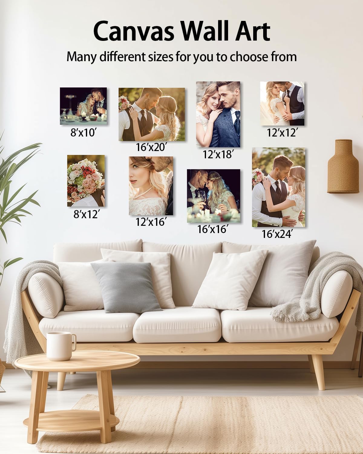 AbcCustomize Custom Canvas Prints - Ready-to-Hang Wall Art for Home Decor & Personalized Gifts