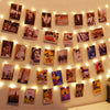 HXWEIYE 120LED Warm White 40Ft Fairy String Light w/52 Clips & Hooks - USB Powered, Waterproof, 8 Modes
