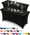 Utopia Kitchen 6-Foot Stretch Tablecloth - Fitted for Events (2-Pack)