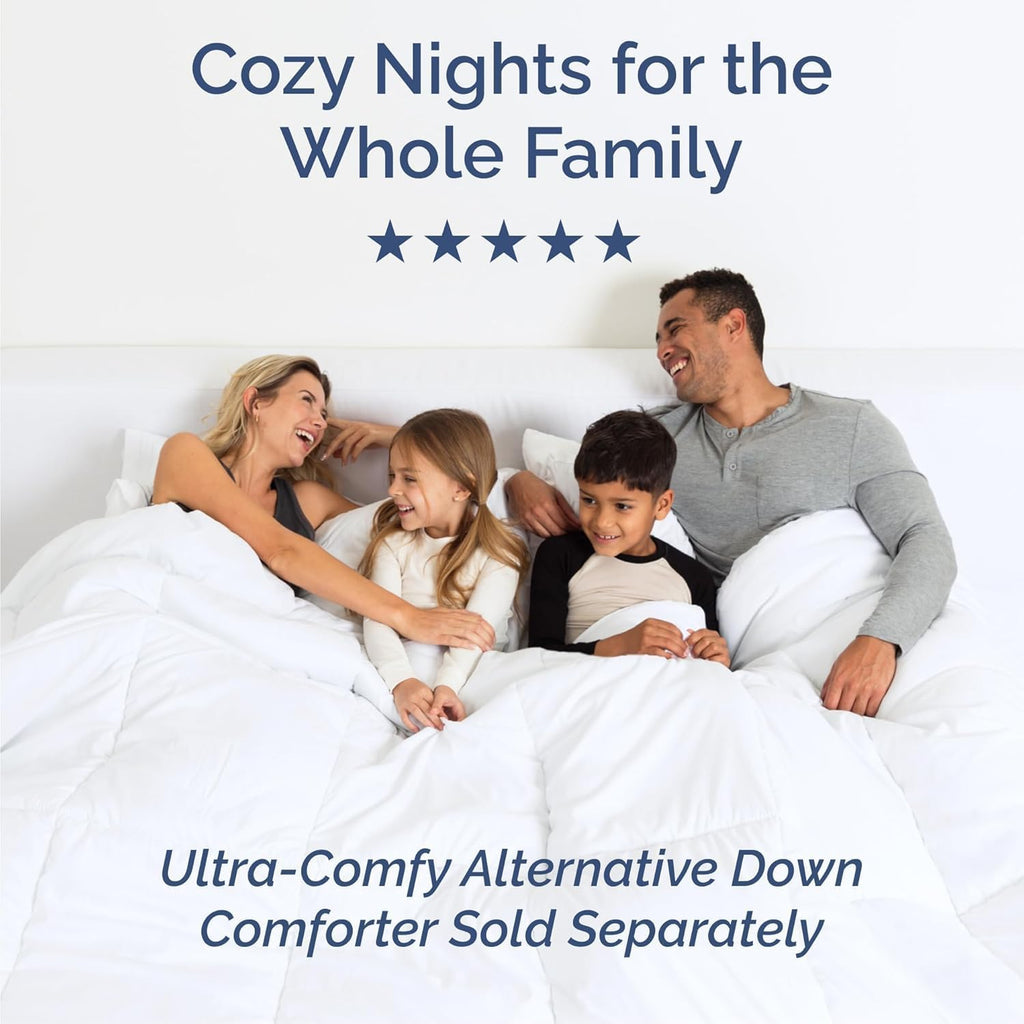 Queen Size 4-Piece Sheet Set - Soft Microfiber Sheets with Deep Pockets & Cooling Comfort by CGK Unlimited