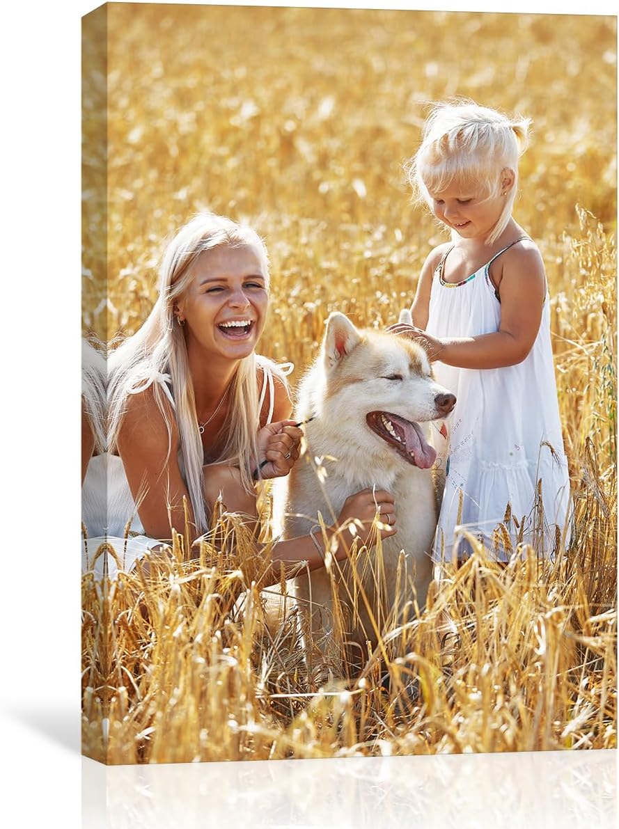 GMissT Custom Photo Canvas Prints - Gallery-Wrapped Wall Art for Home Decor