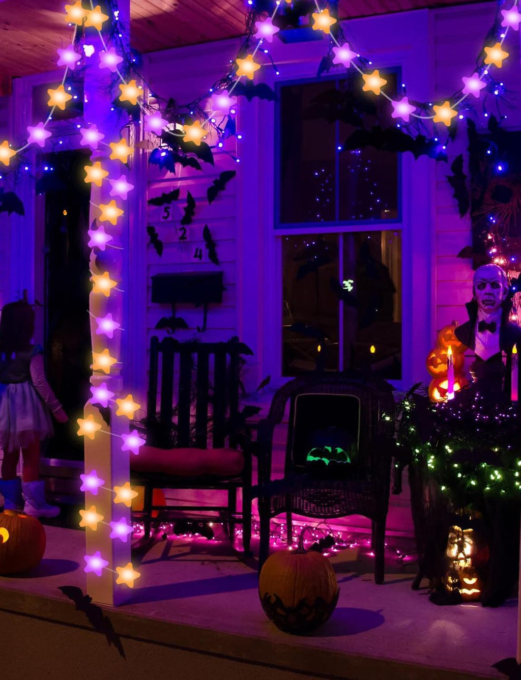 Echosari Smart Star Fairy Lights - 33ft RGB String Lights w/ App & Remote Control