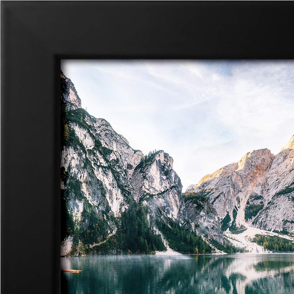 Americanflat 12x18 Black Poster Frame - Shatter-Resistant Glass & Engineered Wood