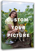 Custom Photo Canvas Print - Personalized Framed Wall Art for Family & Pet Photos (8x10)