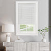 Cordless Light Filtering Mini Blinds for Indoor Windows - 34x64, Pearl White by Achim Home Decor