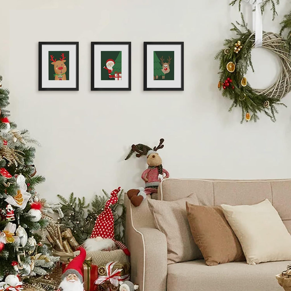 upsimples 8x10 Picture Frame Set of 5 - Collage Wall Frames for Photos