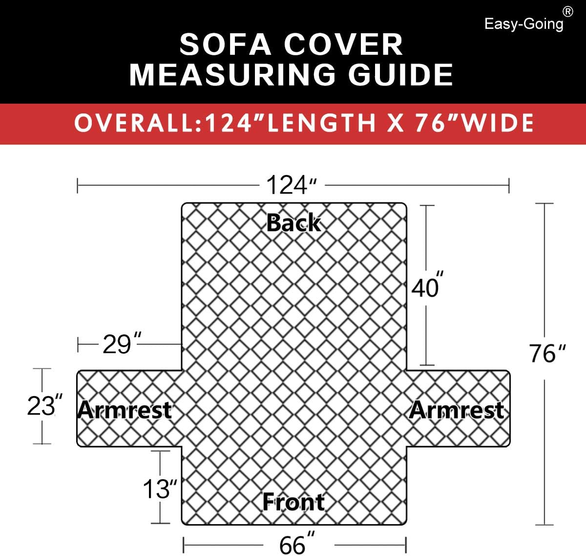 Easy-Going Reversible Water Resistant Sofa Cover for Pets - 3 Cushion Protector with Foam Straps