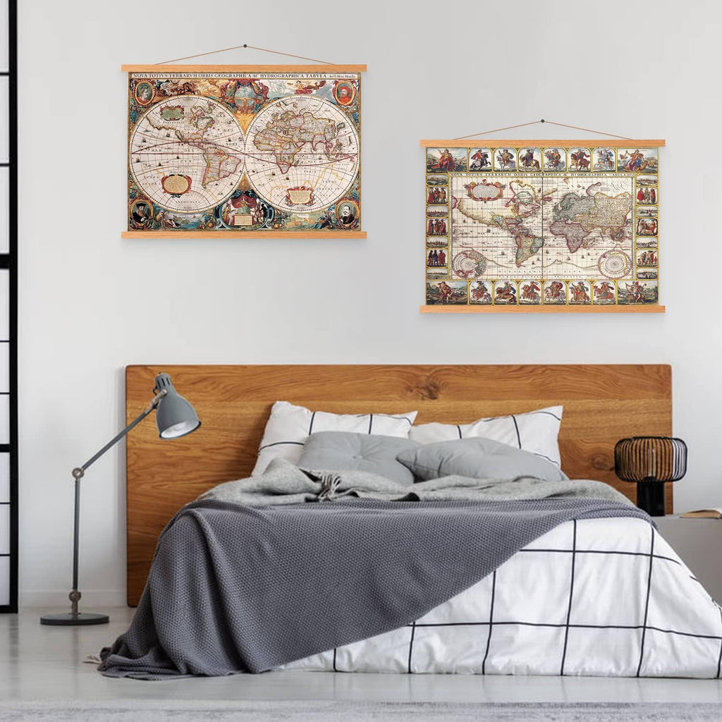 Magnetic Wood Poster Frame for 20x30 Prints - Benjia Strong Magnets, Easy Change