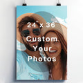 Custom Photo Posters | Upload Your Images - 24x36 Unframed Wall Art for Home Decor