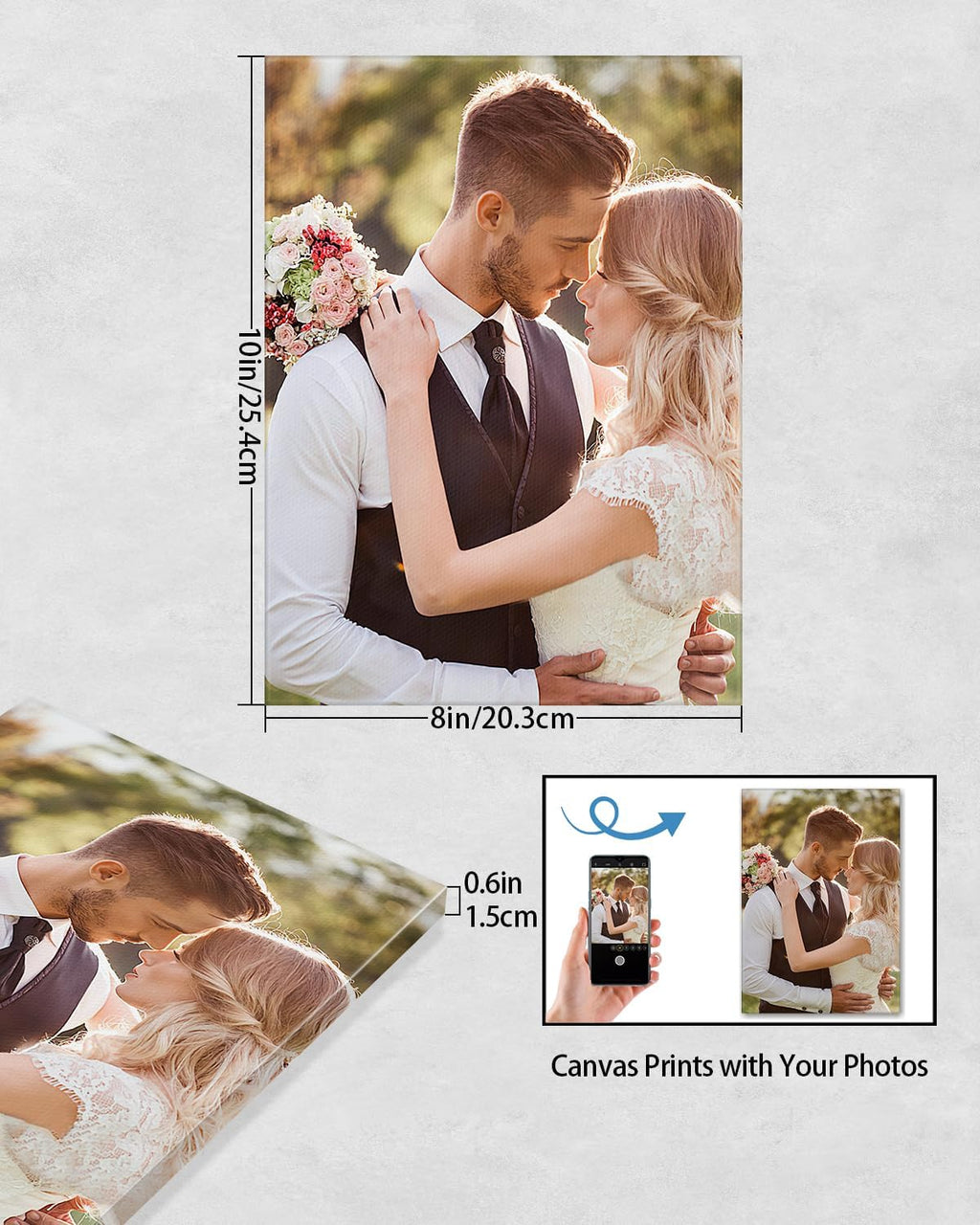 AbcCustomize Custom Canvas Prints - Ready-to-Hang Wall Art for Home Decor & Personalized Gifts