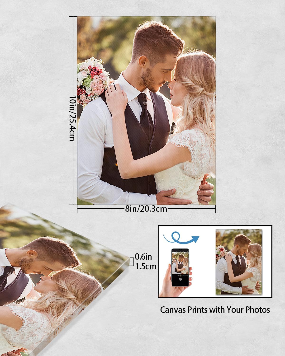 AbcCustomize Custom Canvas Prints - Ready-to-Hang Wall Art for Home Decor & Personalized Gifts