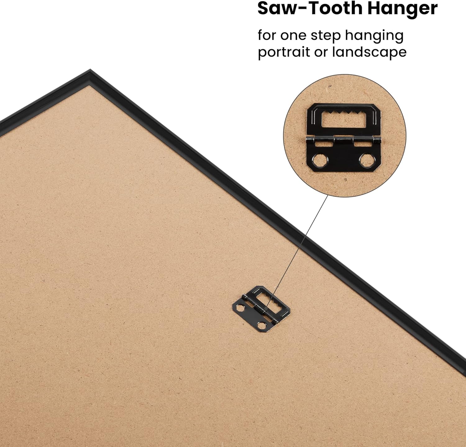 upsimples 12x16 Black Poster Frames - Scratch-Proof & Lightweight (3-Pack)