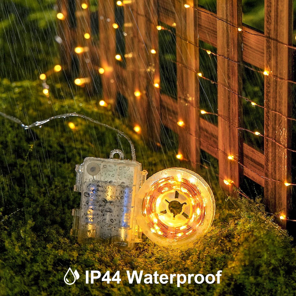 JMEXSUSS 2-Pack Battery Operated Fairy Lights - 400 LEDs, 132ft Twinkle String Lights for Indoor/Outdoor Decor
