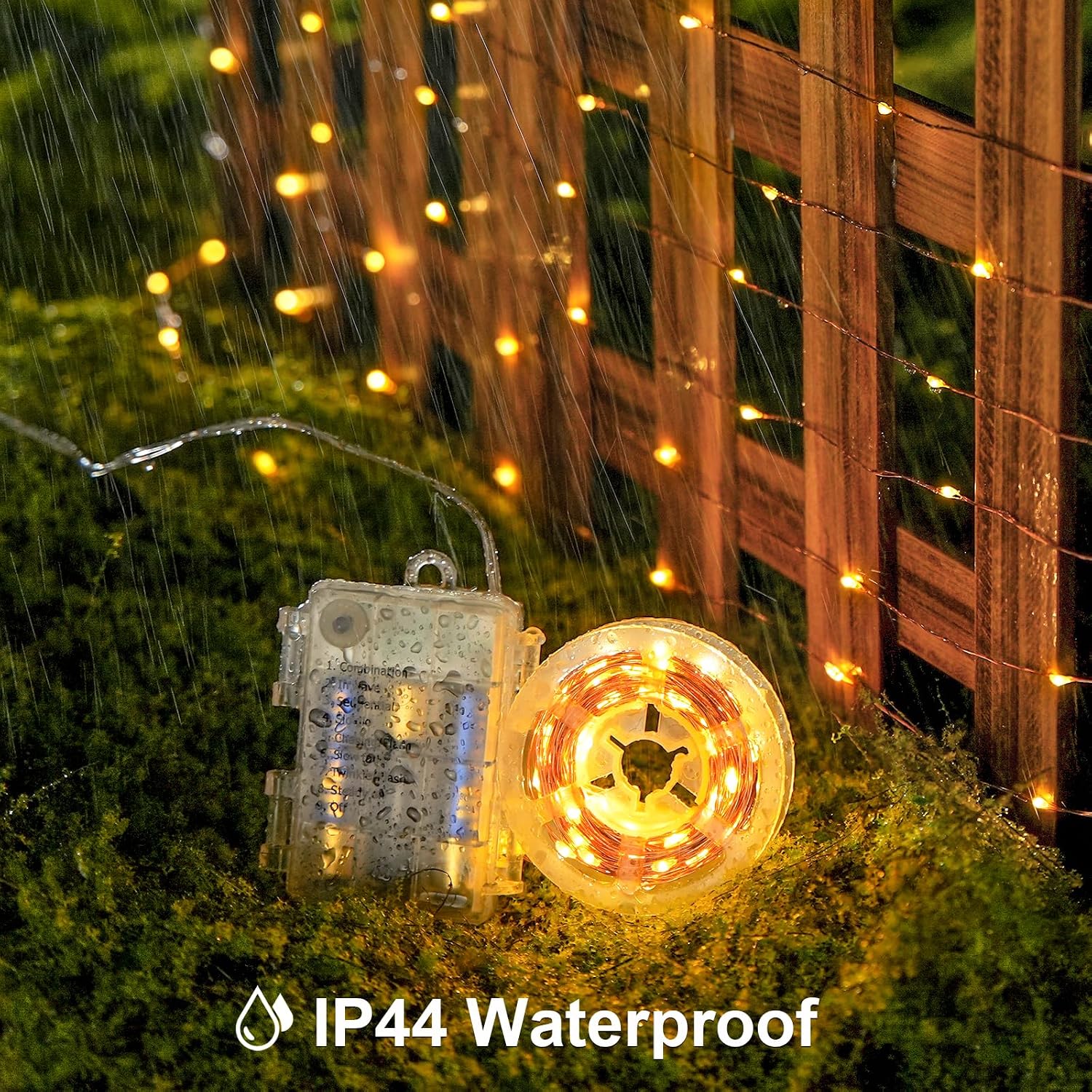 JMEXSUSS 2-Pack Battery Operated Fairy Lights - 400 LEDs, 132ft Twinkle String Lights for Indoor/Outdoor Decor