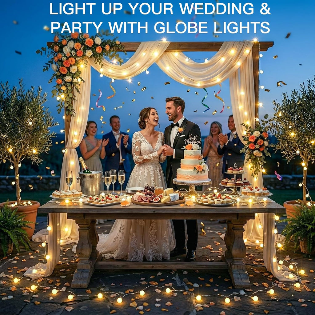 Suddus 33ft 100-LED Connectable String Lights w/Remote for Bedroom, Warm White