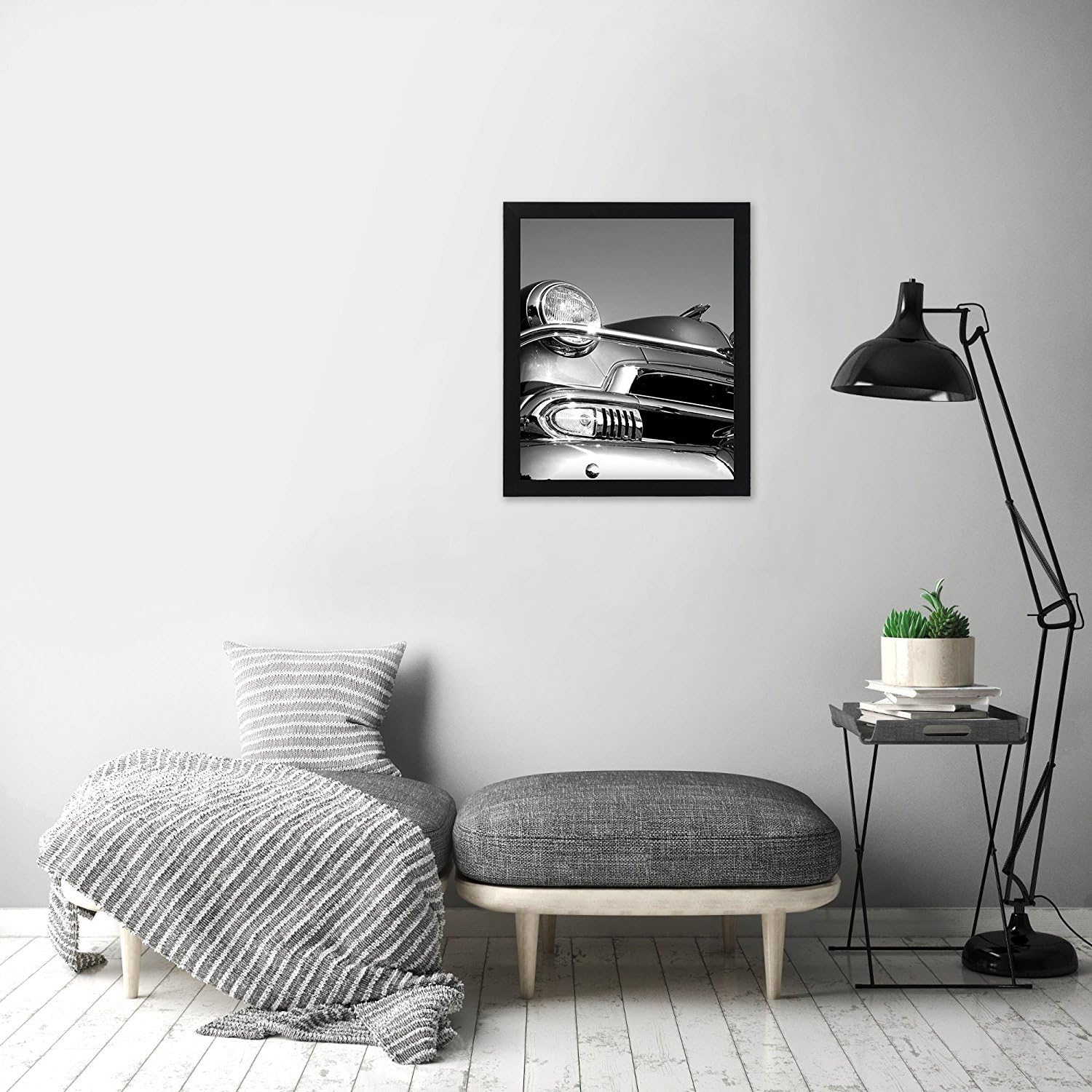 Black 18x24 Poster Frame - Americanflat | Engineered Wood & Polished Plexiglass