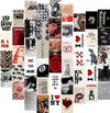 KBKBART 50Pcs Downtown Girl Room Decor, Y2k Wall Art Prints for Bedroom, Coquette Wall Collage Kit for Room Aesthetic, 4"x6" Vintage Photo Collage Kit Pictures, Retro Rockstar Posters Dorm Decor