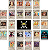 TYZZHOA 25PCS One Piece Wanted Posters Set - Straw Hat Crew (Luffy Zoro Sanji)