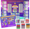 AOXFOXMAS 2026 Soccer Cup Schedule Poster Kit - 43x32 Inch Dual Posters & Tracking Stickers for Fans