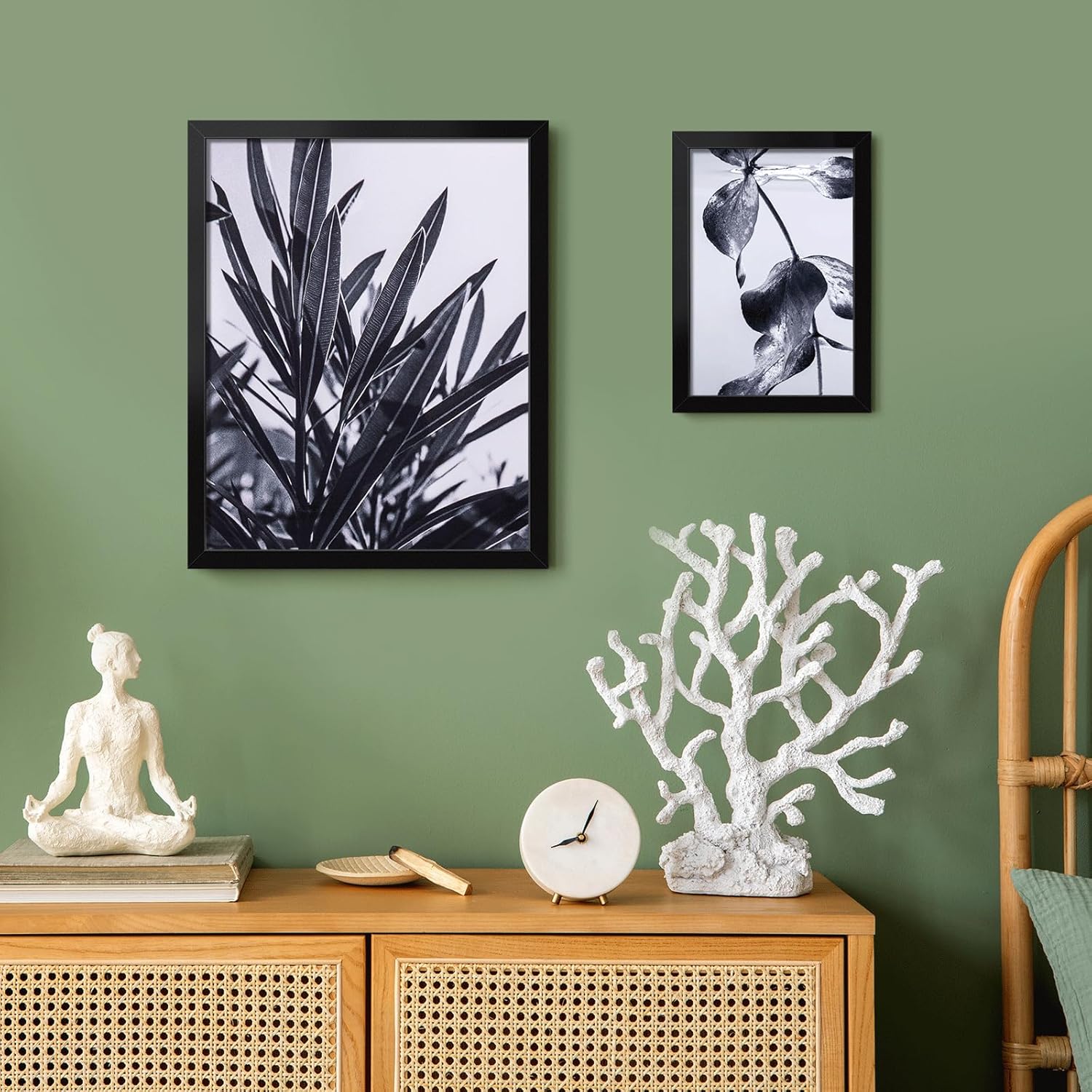 11x17 Black Picture Frame - Shatterproof Plexiglass & Hanging Hardware for Wall Display