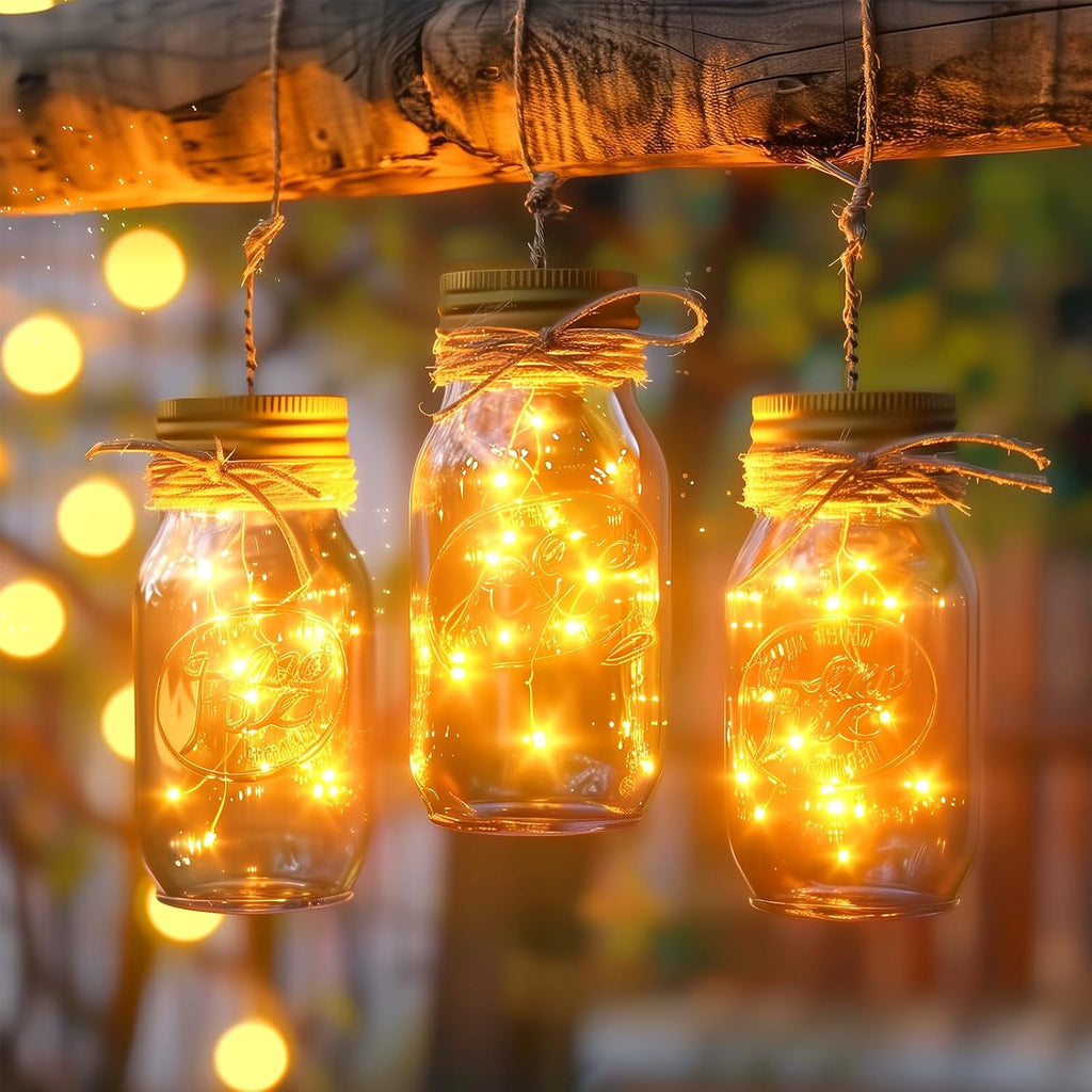 Minetom 33Ft 100 LED Waterproof Fairy Lights - Warm White Plug-In String for Indoor/Outdoor Decor