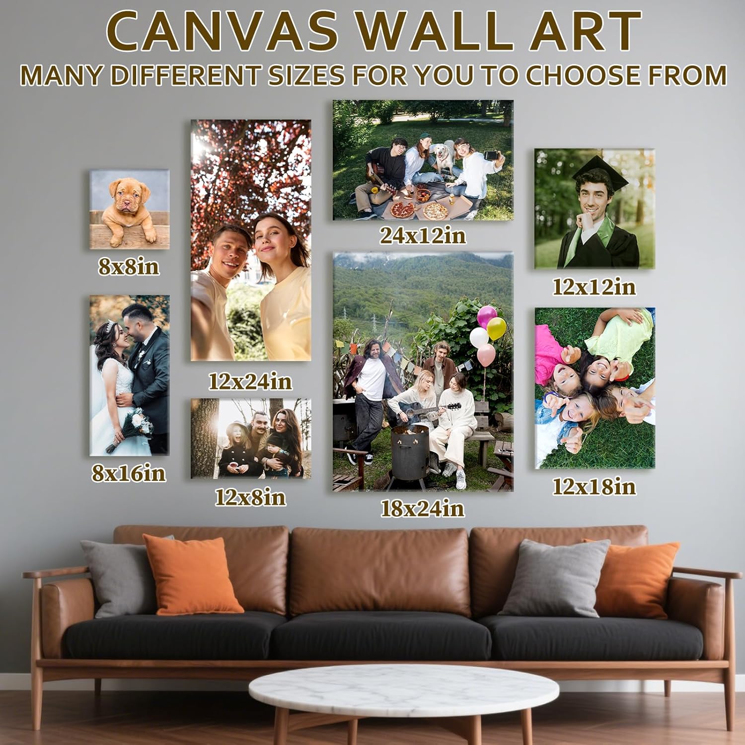 Personalized Photo Canvas Print (8x12) - Handmade Wall Art by ART.JLMAI