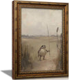Vintage Gold Framed Frog Wall Art - Whimsical Cottagecore Animal Print for Living Room