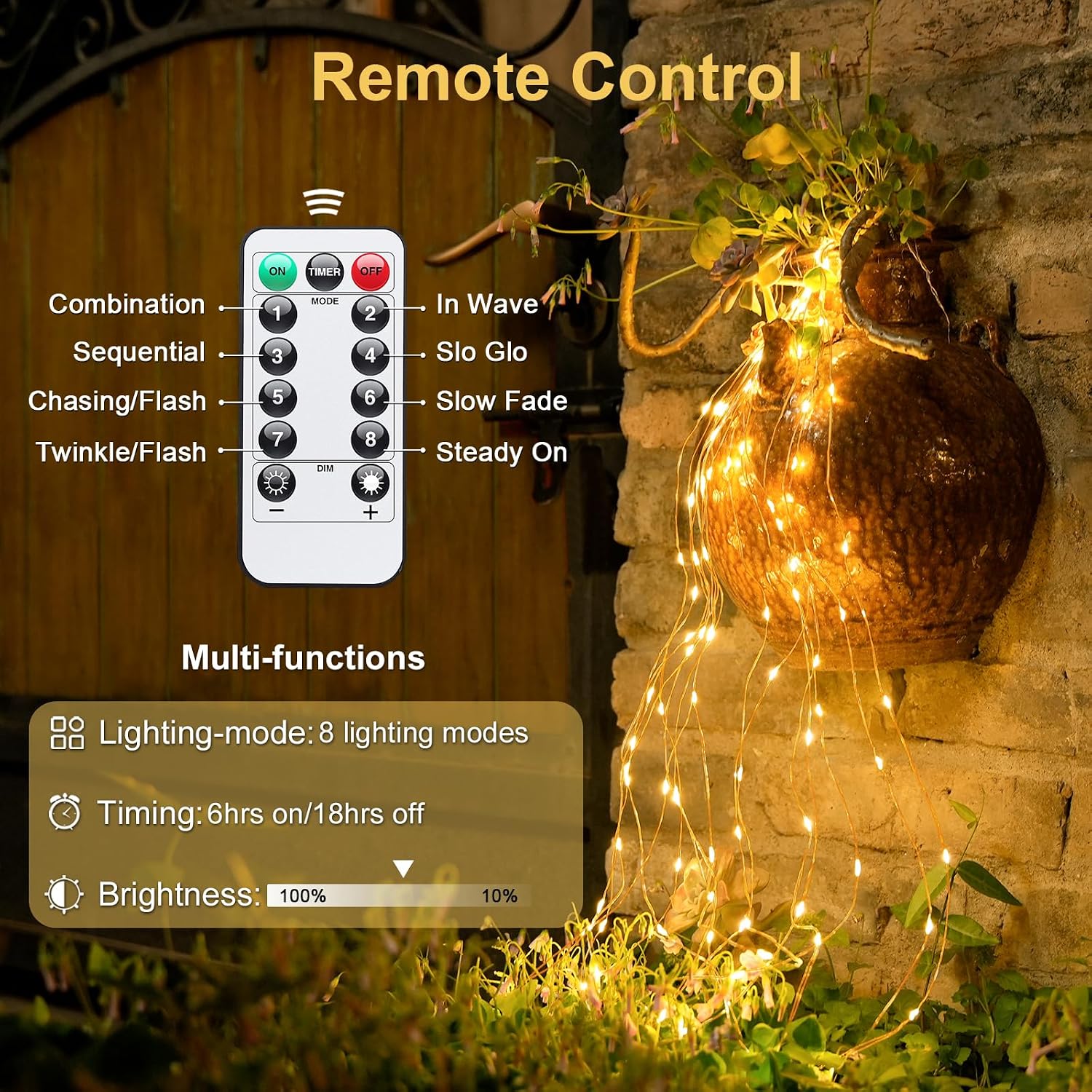 JMEXSUSS 2-Pack Battery Operated Fairy Lights - 400 LEDs, 132ft Twinkle String Lights for Indoor/Outdoor Decor