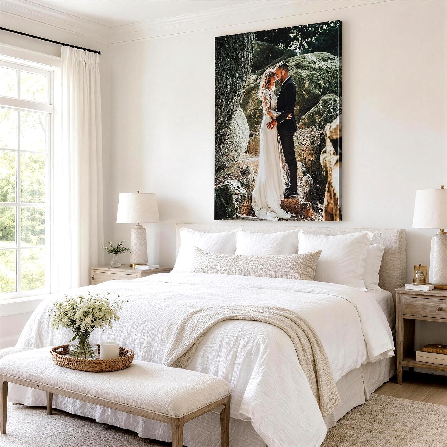 Custom Framed Canvas Print - Personalized Photo Art for Home Decor & Gifts | P&L ART