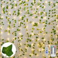 Suddus 200 LED Ivy Curtain Lights for Bedroom - 6.5ft x 6.5ft with Remote (Warm White)