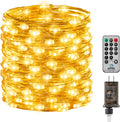 Minetom Fairy Lights with Remote Control & Timer - 200 LED Waterproof String Lights