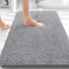 Soft Absorbent Chenille Bath Rug - OLANLY 30x20 Quick Dry Rubber Backed Mat for Bathroom